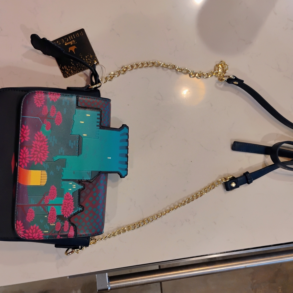 Loungefly Pixar Brave Princess Castle Crossbody - Picture 4 of 7